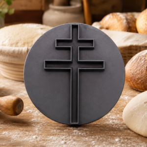 Brotstempel mit Doppelkreuz