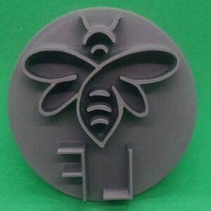 Brotstempel mit Biene und ein oder zwei Buchstaben